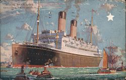 White Star Line: Twin Screw SS "Albertic" Steamers Postcard Postcard Postcard