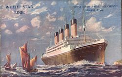 White Star Line: Triple-Screw RMS "Olympic" Postcard