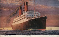 Cunard Line RMS" Caronia" Steamers Postcard Postcard Postcard