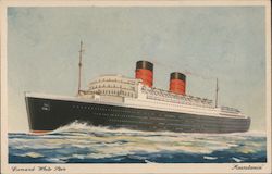 Cunard White Star: "Mauretania" Steamers Postcard Postcard Postcard