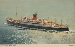 Cunard White Star: "Media" Postcard