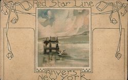 Red Star Line: Anvers-New York Postcard Postcard Postcard