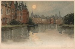 La Have, Netherlands Waterfront Postcard