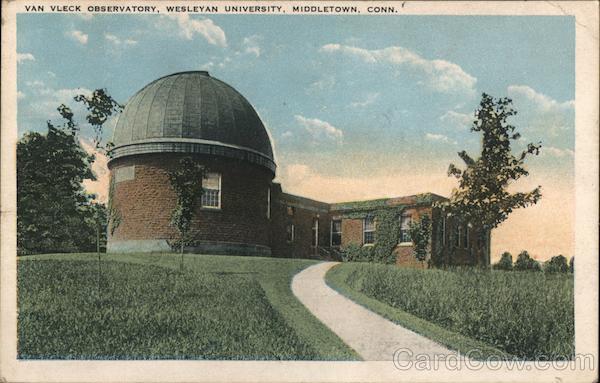 Van Vleck Observatory, Wesleyan University Middletown, CT Postcard