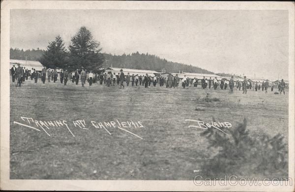 Training At Camp Lewis Tacoma, Wa Postcard