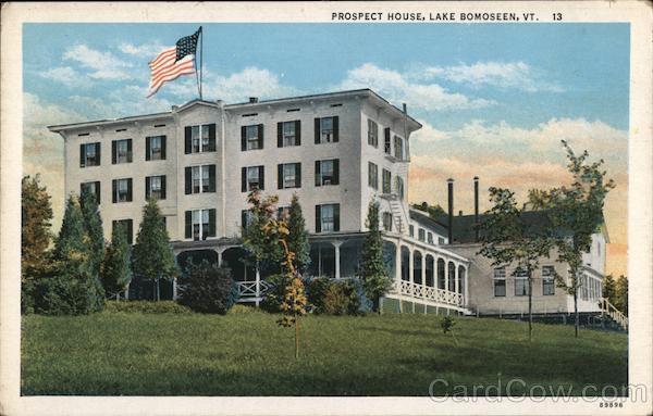 Prospect House Lake Bomoseen, VT Postcard