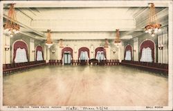 Hotel Deming Ball Room Terre Haute, IN Postcard Postcard Postcard