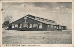 Y. M. C. A. Auditorium, Camp Lee Postcard