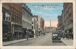 Patton Avenue, looking Toward Pack Square Asheville, NC Postcard Postcard Postcard