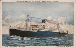 Southern Pacific Steamship Lines - "Morgan Line" Steamers Postcard Postcard Postcard