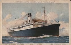 New Steamship 'Dixie' - Southern Pacific Steamship Lines - Morgan Line Steamers Postcard Postcard Postcard