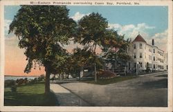 Eastern Promenade overlooking Casco Bay Portland, ME Postcard Postcard Postcard