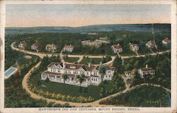 Hawthorne Inn and Cottages Mount Pocono, PA Postcard Postcard Postcard