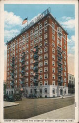 Brown Hotel, Fourth and Chestnut Streets Postcard