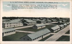 U.S. National Army - Camp Jackson Postcard