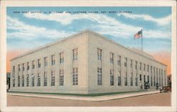 New Post Office U.S. Court and Customs House Postcard