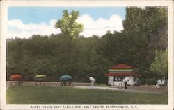 Caddy House, Eddy Farm Hotel Golf Course Postcard