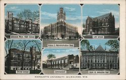 Marquette University Milwaukee, WI Postcard Postcard Postcard