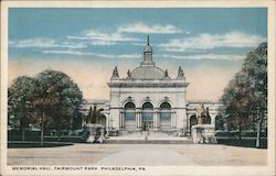 Memorial Hall, Fairmount Park Philadelphia, PA Postcard Postcard Postcard