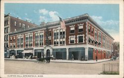 Clinton Hall Springfield, MA Postcard Postcard Postcard