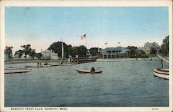 View of Yacht Club Postcard