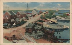 Menemsha By the Sea Martha's Vineyard, MA Postcard Postcard Postcard