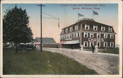 Chase House and Restaurant Row Postcard