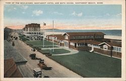 View of the Boulevard, Nanatasket Hotel and Beach House Postcard