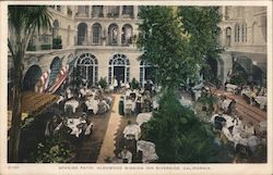 Spanish Patio, Glenwood Mission Inn Postcard