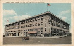 Golden West Hotel Postcard