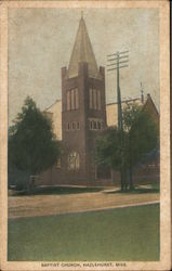 Baptist Church Hazlehurst, MS Postcard Postcard Postcard