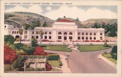 Ventura County Court House Postcard