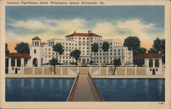 General Oglethorpe Hotel, Wilmington Island Savannah, GA Postcard Postcard Postcard