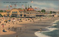 Casino and Beach Postcard