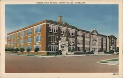 Senior High School Grand Island, NE Postcard Postcard Postcard