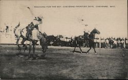 Reaching for the Sky, Cheyenne Frontier Days Wyoming Postcard Postcard Postcard