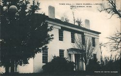 Town Hall - Irwin Russell Library Port Gibson, MS Postcard Postcard Postcard