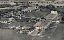 Airplane View of Walker-Gordon Plant Postcard