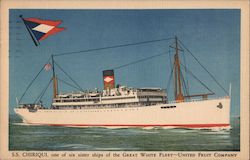 S.S. Chiriqui, One of Six Sister Ships of the Great White Fleet - United Fruit Company Postcard