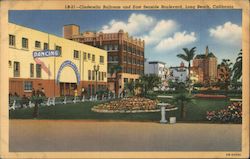 Cinderella Ballroom and East Seaside Boulevard Postcard