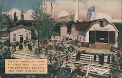 Firestone Farming at the World of Tomorrow, New York World's Fair Postcard