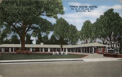 Town House Motel Glennville, GA Postcard Postcard Postcard