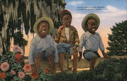 Three Chocolate Drops - "Down in Sunny Dixie" Postcard