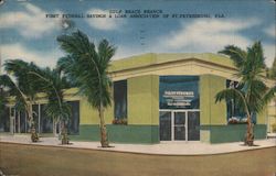 First Federal Savings & Loan Association of St. Petersburg Florida Postcard Postcard Postcard