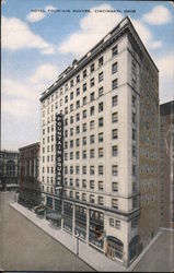 Hotel Fountain Square, Cincinnati, Ohio Postcard