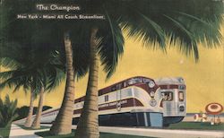 The Champion - New York/Miami All Coach Streamliner Railroad (Scenic) Postcard Postcard Postcard