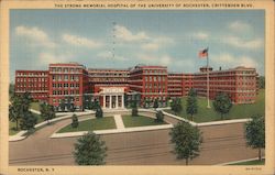 The Strong Memorial Hospital of the University, Crittenden Blvd. Rochester, NY Postcard Postcard Postcard