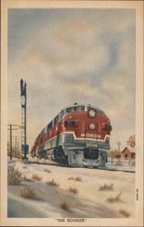 Monon "The Hoosier" Trains, Railroad Postcard Postcard Postcard