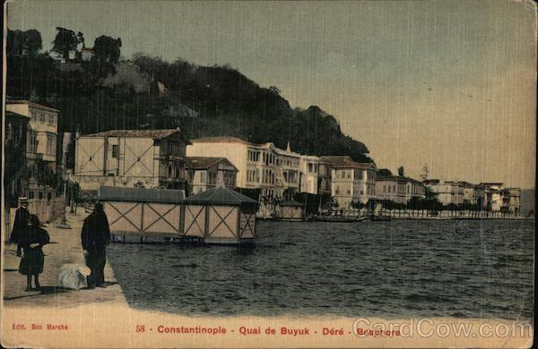 Photograph of a pier in Constantinople Turkey Greece, Turkey, Balkan ...