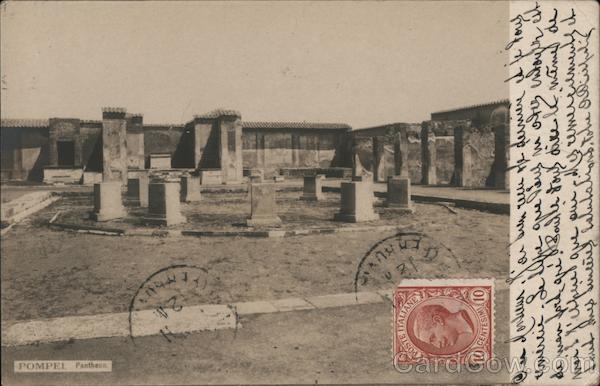 Pompei Pantheon Naples, Italy Postcard